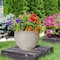 Ackland Villa Veranda 14 In. Dia x 11.63 In. H Indoor/Outdoor Triple Band Planter AKLPOTRTB14X11.63N - alternate 1